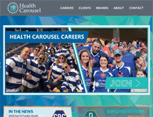 Tablet Screenshot of healthcarousel.com